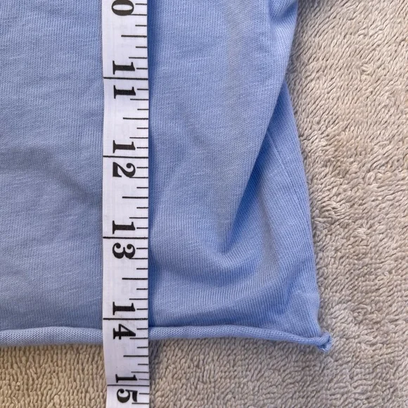 Uniqlo X Dick Bruna Peace for all Blue women’s tee cut cropped Bunny Print XS - Picture 5 of 7